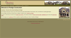 Desktop Screenshot of prestigeconstructiongroup.com