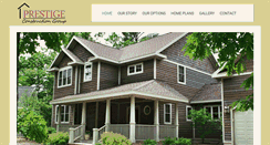 Desktop Screenshot of prestigeconstructiongroup.net