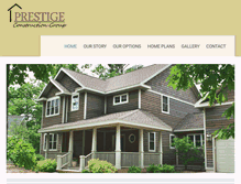 Tablet Screenshot of prestigeconstructiongroup.net